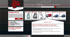 Desktop Screenshot of dirtdevilparts.com