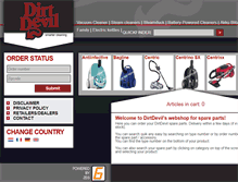 Tablet Screenshot of dirtdevilparts.com